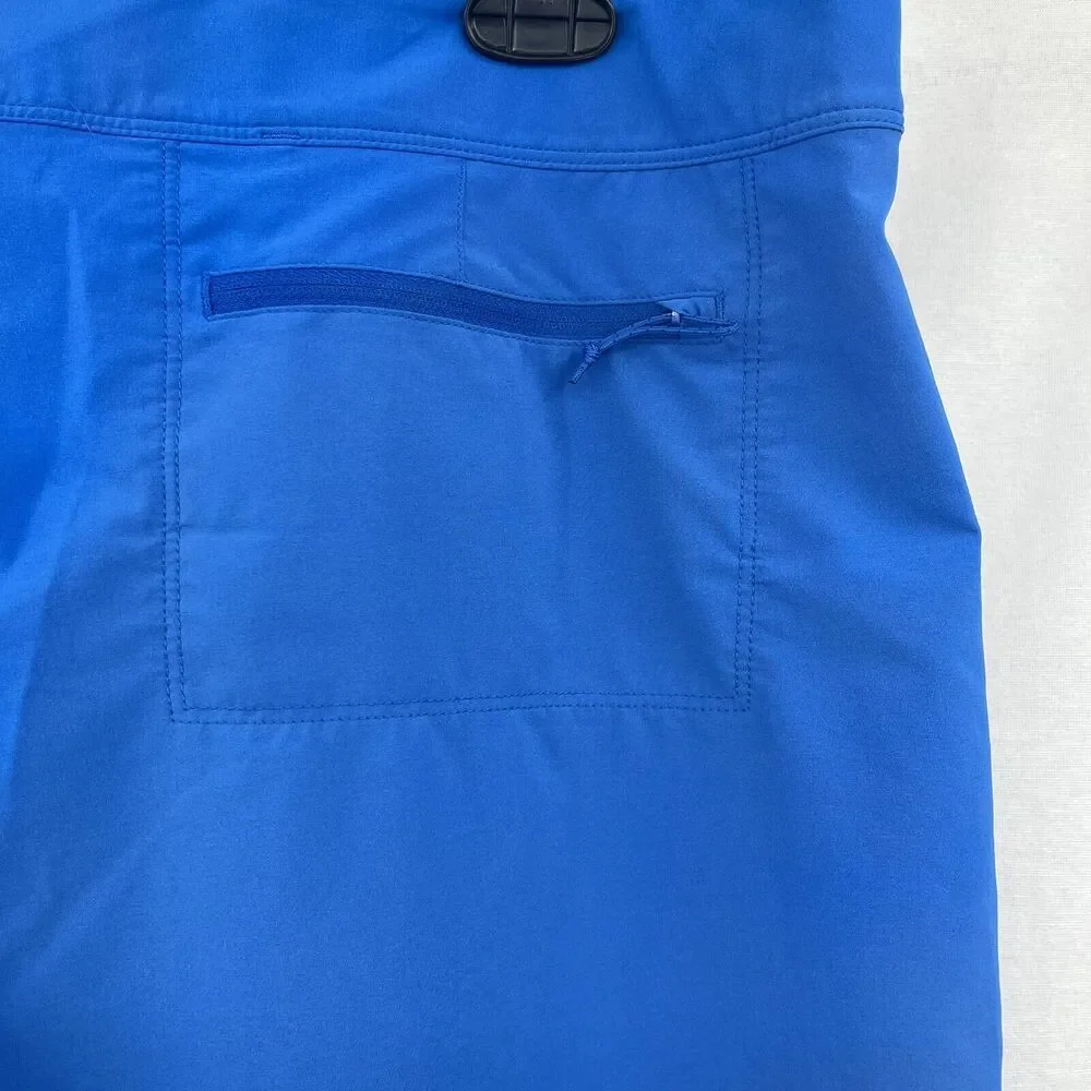 Patagonia Mens Hydropeak Board Swim Shorts 38 Blue Surf Beach Zip Back Pocket
